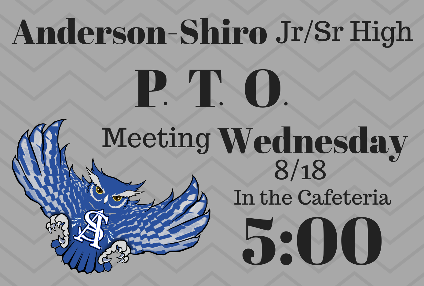PTO Meeting Flyer