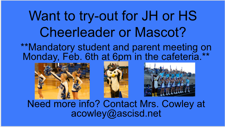 Cheer tryout meeting